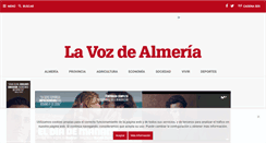 Desktop Screenshot of lavozdealmeria.com